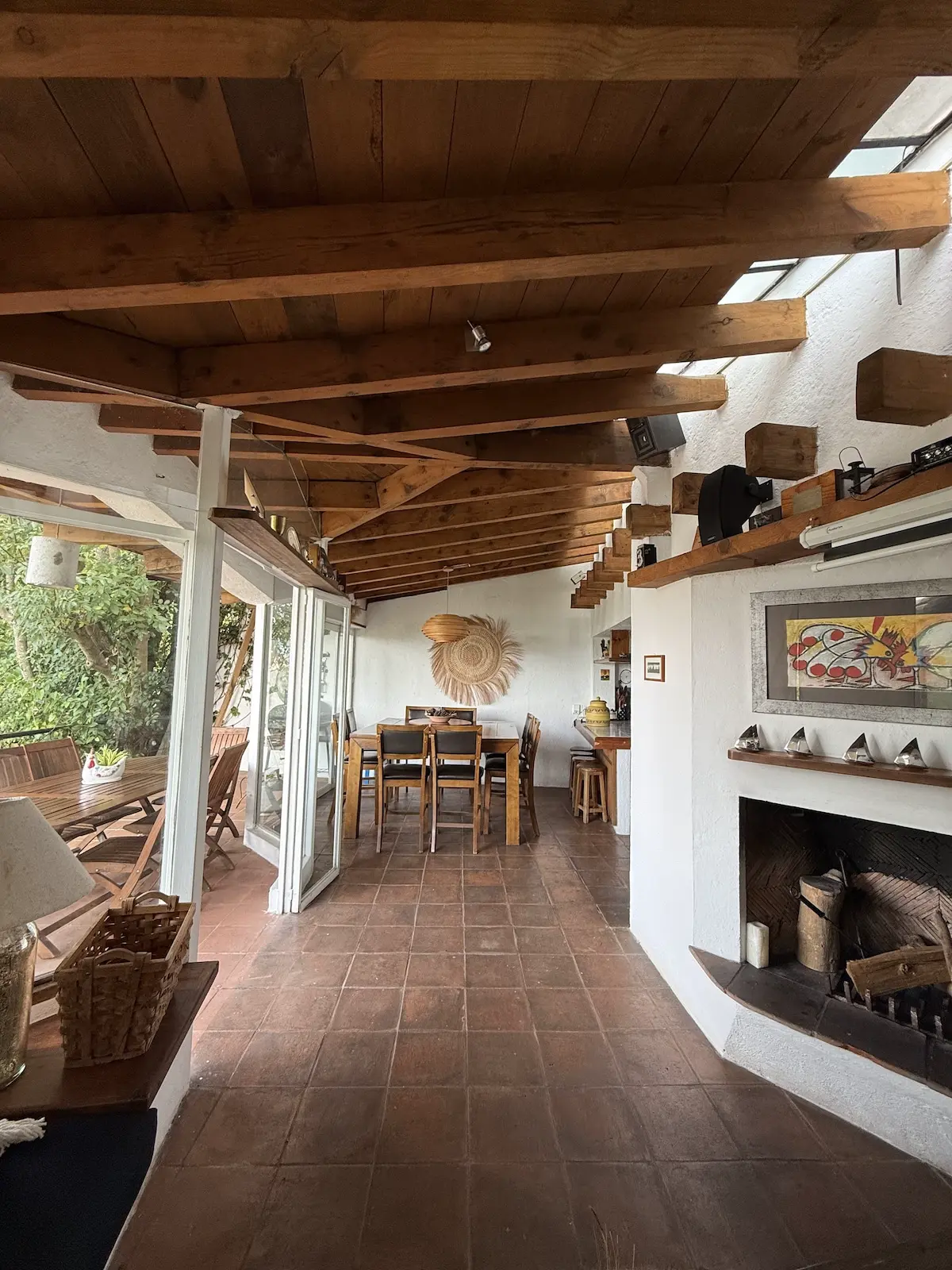 Vista al lago, terraza y chimenea · Casa vallesana 12